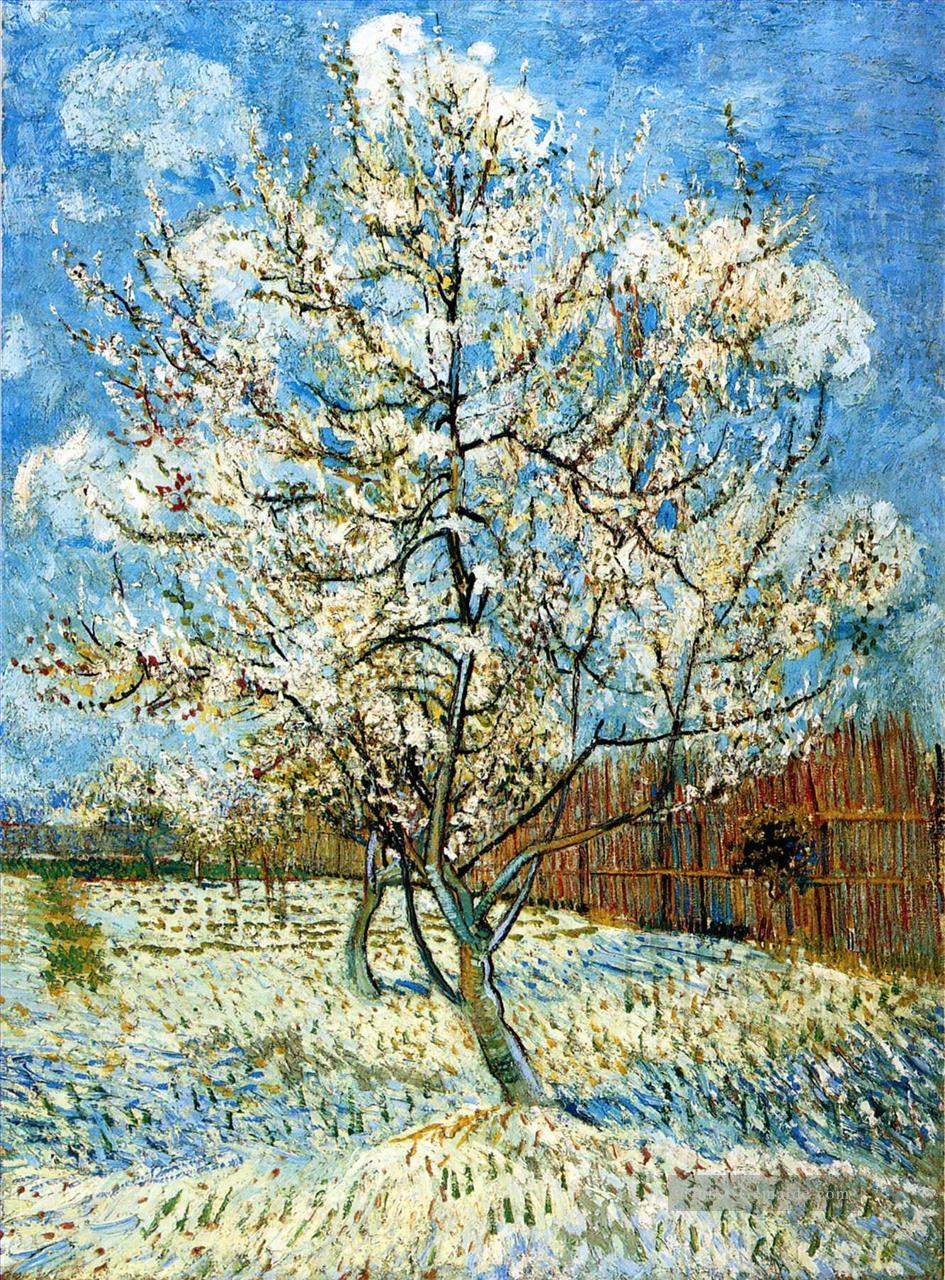 Pfirsich Bäume in der Blüte 2 Vincent van Gogh Ölgemälde